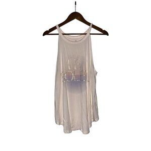 AEO‎ Soft & Sexy Women Large Tank Top Sleeveless Dainty Flowy